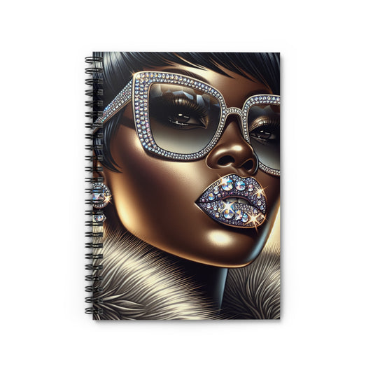SparkleGirl Spiral Notebook - Ruled Line