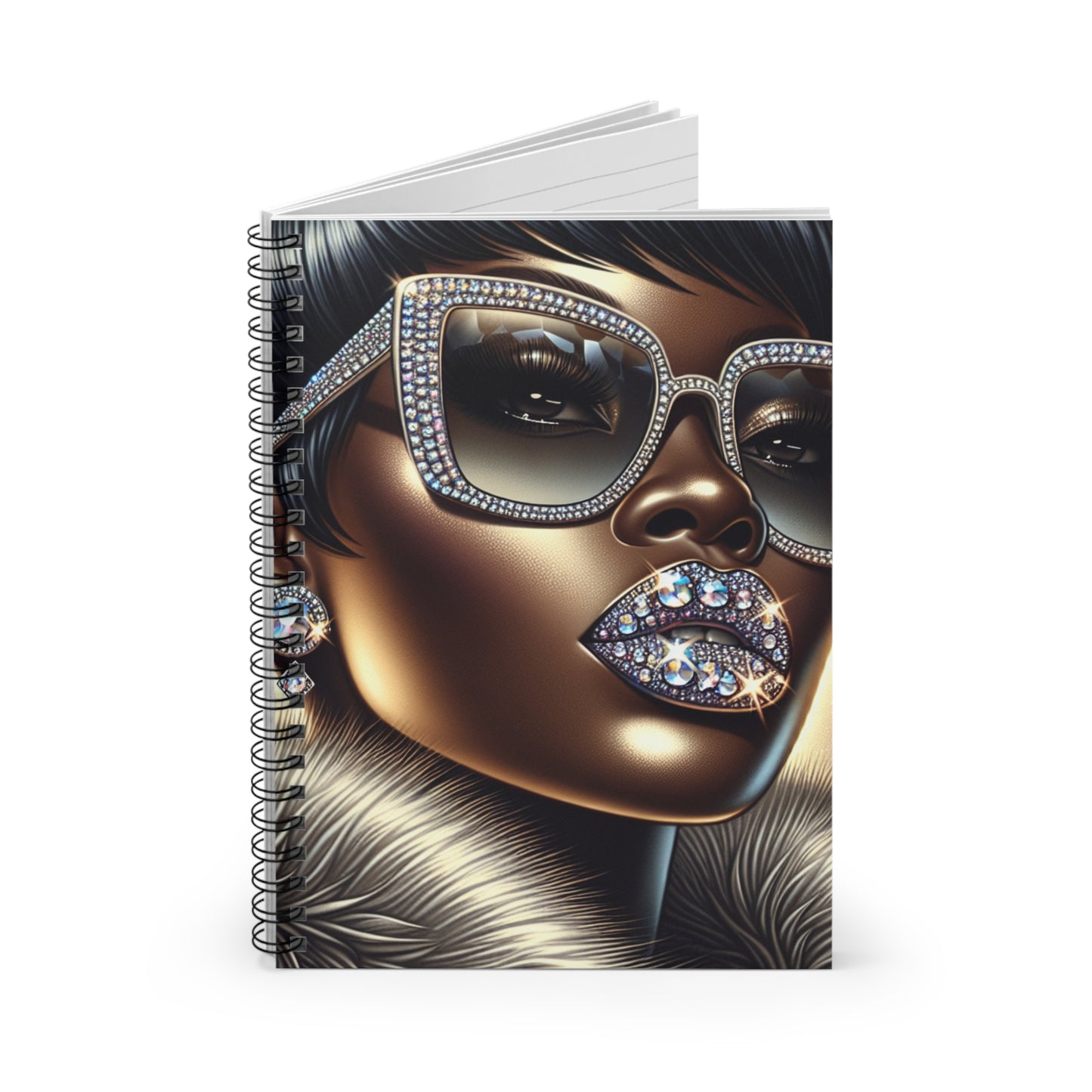 SparkleGirl Spiral Notebook - Ruled Line