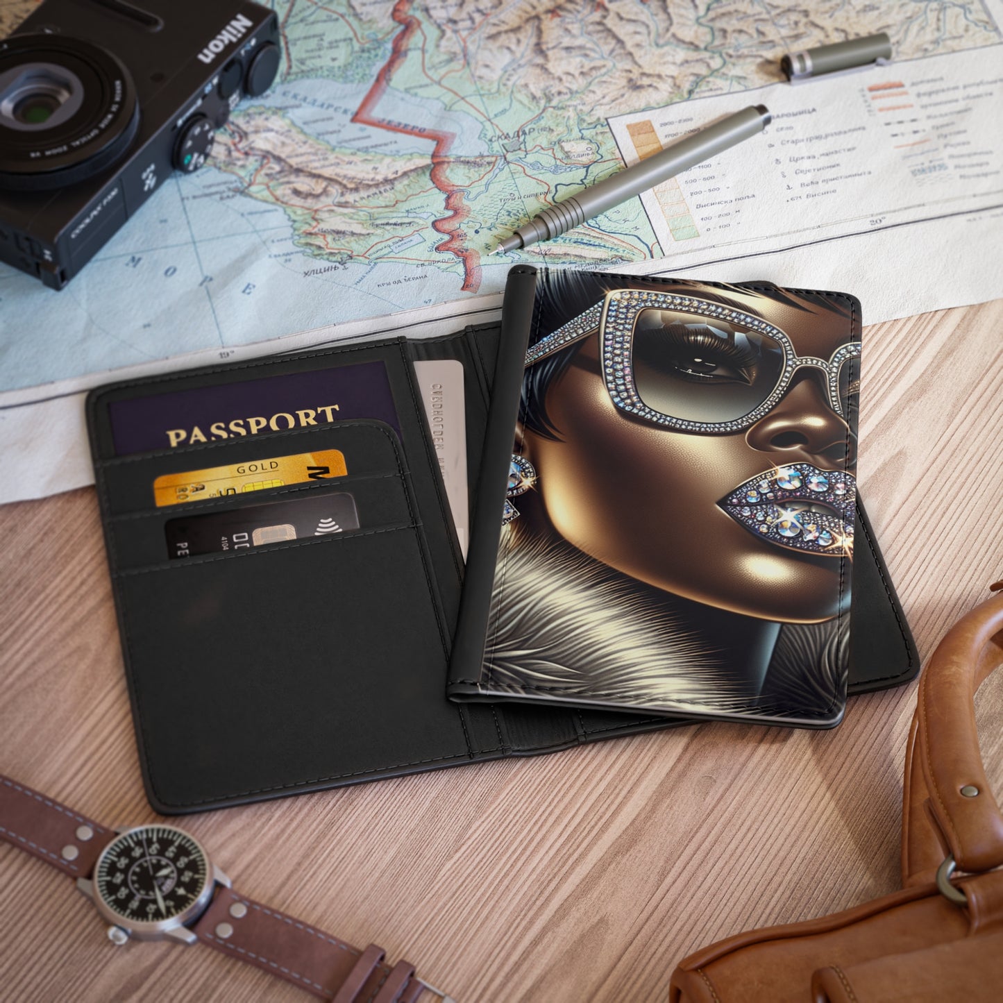 SparkleGirl Passport Cover