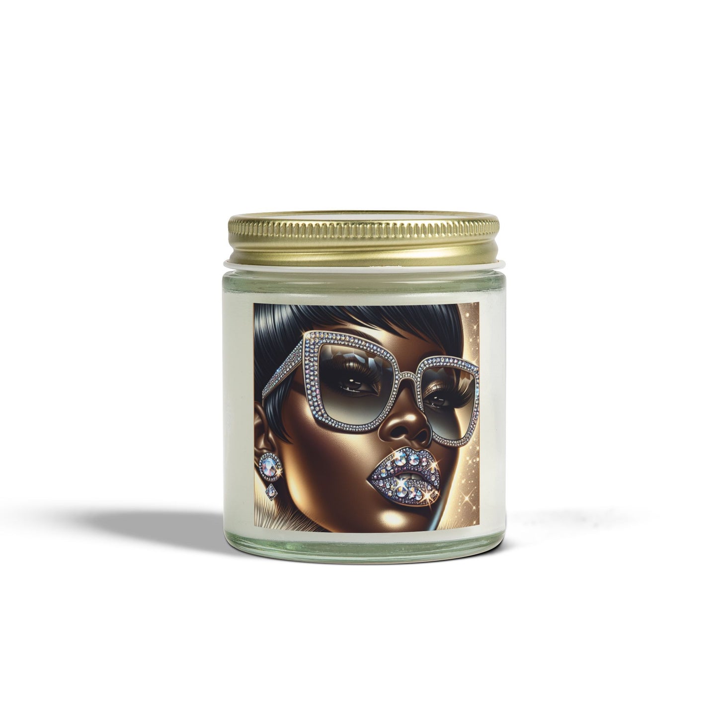 SparkleGirl Scented Candles, Coconut Apricot Wax (4oz, 9oz)